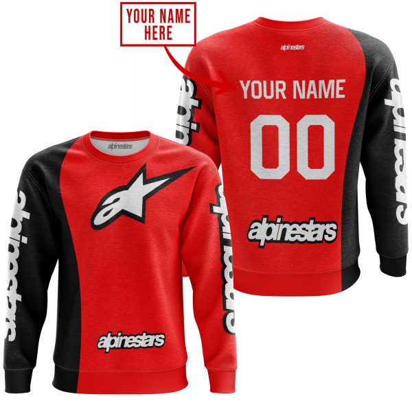 PREMIUM MX - CUSTOM NAME - ALPINESTARS - RED - Image 2