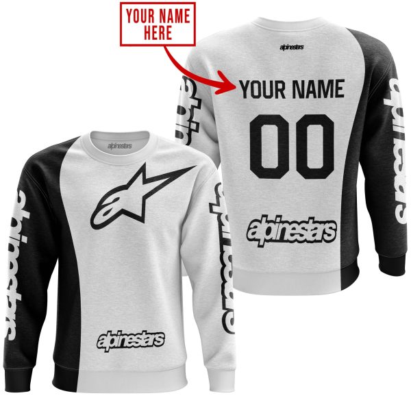 PREMIUM MX - CUSTOM NAME - ALPINESTARS - WHITE - Image 3