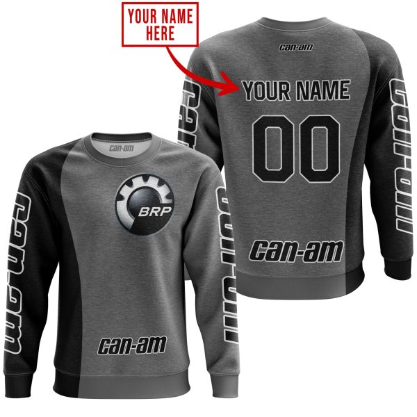 PREMIUM MX - CUSTOM NAME - CAN AM - GREY - Image 3