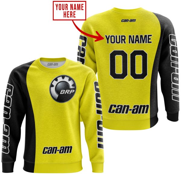 PREMIUM MX - CUSTOM NAME - CAN AM - YELLOW - Image 3