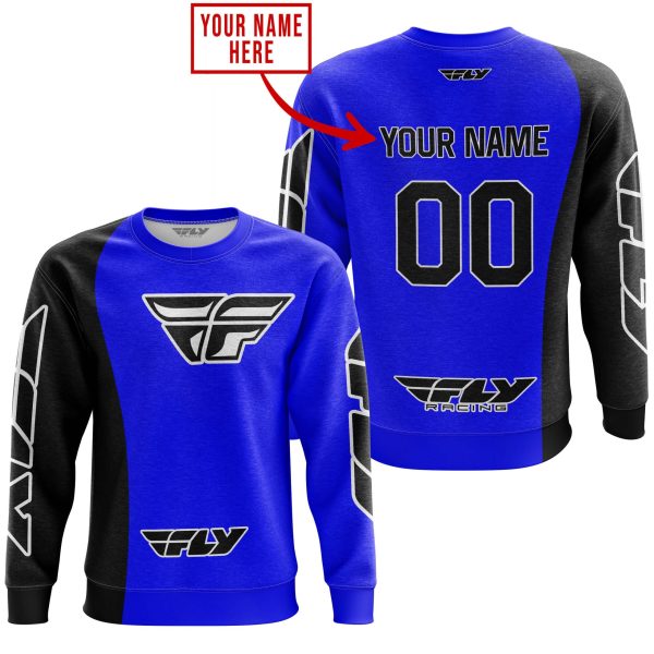 PREMIUM MX - CUSTOM NAME - FLY RACING - BLUE - Image 3