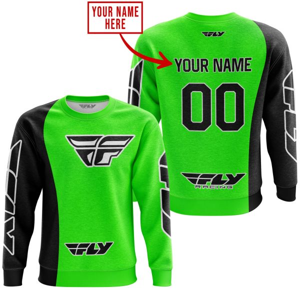 PREMIUM MX - CUSTOM NAME - FLY RACING - GREEN - Image 3