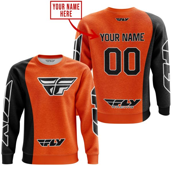 PREMIUM MX - CUSTOM NAME - FLY RACING - ORANGE - Image 3