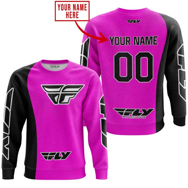 PREMIUM MX - CUSTOM NAME - FLY RACING - PINK - Image 3