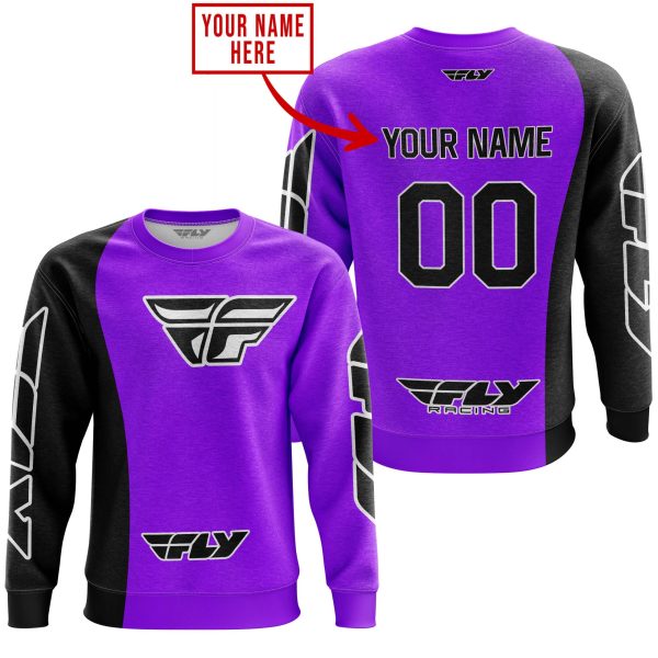 PREMIUM MX - CUSTOM NAME - FLY RACING - PURPLE - Image 3