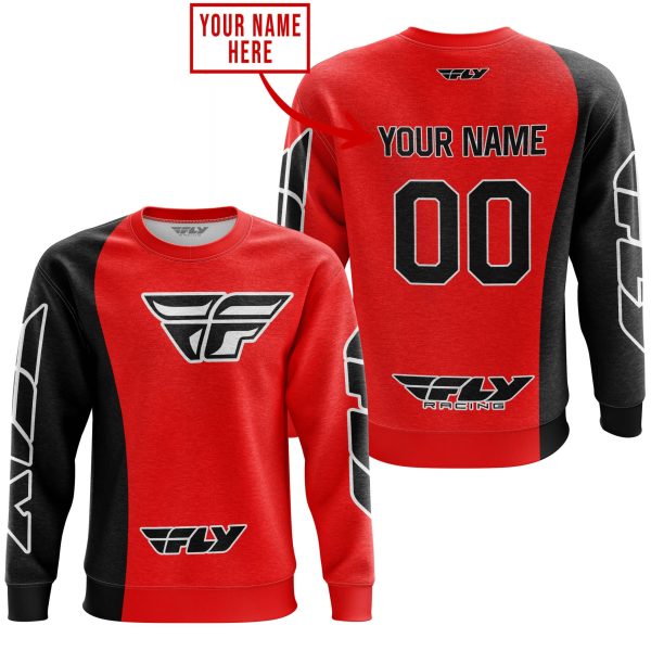 PREMIUM MX - CUSTOM NAME - FLY RACING - RED - Image 3
