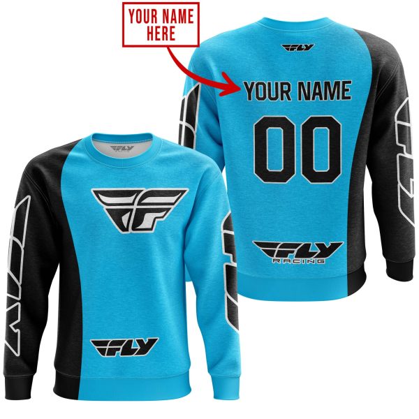 PREMIUM MX - CUSTOM NAME - FLY RACING - SKY BLUE - Image 3