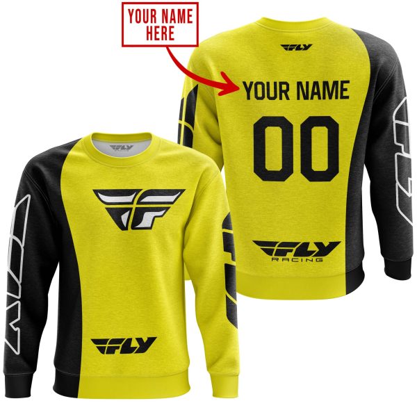 PREMIUM MX - CUSTOM NAME - FLY RACING - YELLOW - Image 3