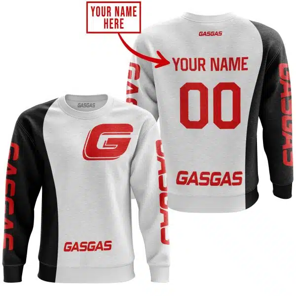 PREMIUM MX - CUSTOM NAME - GAS GAS - WHITE - Image 3