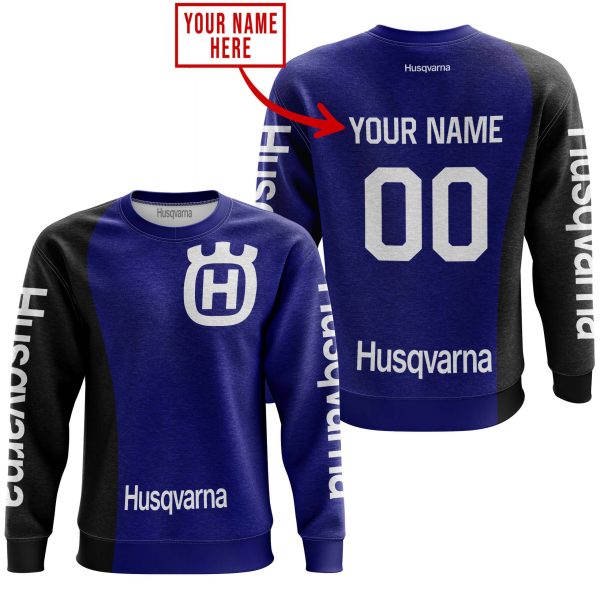 PREMIUM MX - CUSTOM NAME - HUSQVARNA - NAVY - Image 3