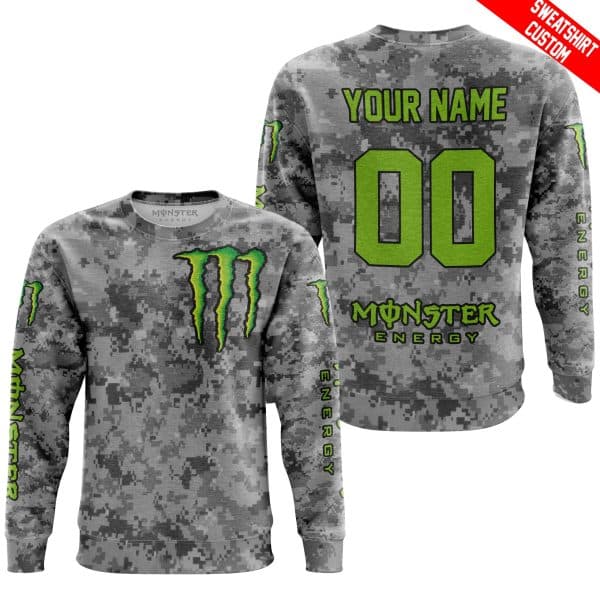 LIMITED EDITION PRODUCTS - US ARMY V1 - MONSTER ENERGY RACING V1 - CUSTOM NAME - Image 3