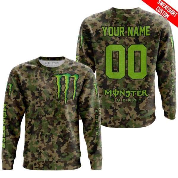 LIMITED EDITION PRODUCTS - US ARMY V3 - MONSTER ENERGY RACING V1 - CUSTOM NAME - Image 3