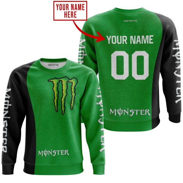 PREMIUM MX - CUSTOM NAME - MONSTER - GREEN - Image 3