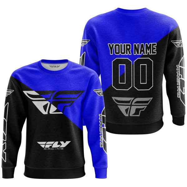 PREMIUM GIFT - CUSTOM NAME - FLY RACING - BLUE - Image 2