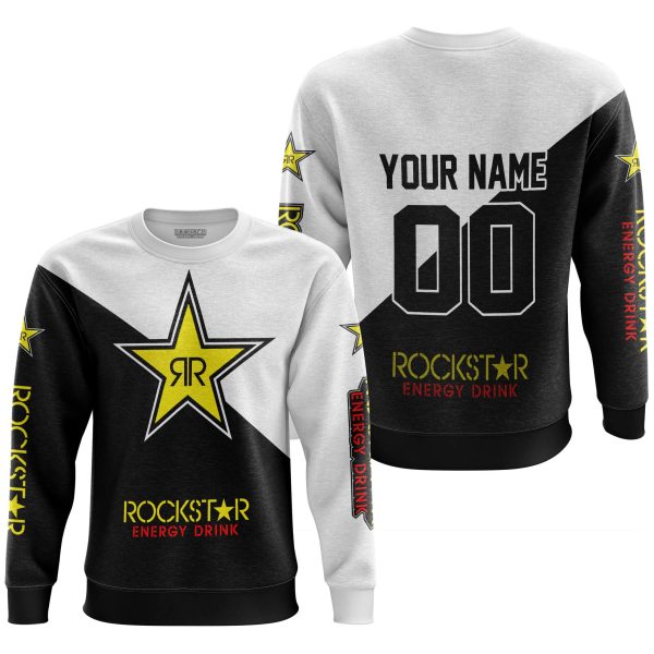 PREMIUM GIFT - CUSTOM NAME - ROCKSTAR ENERGY - WHITE - Image 3