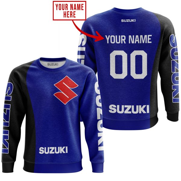 PREMIUM MX - CUSTOM NAME - SUZUKI - BLUE - Image 3