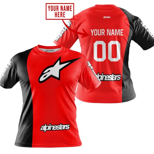 PREMIUM MX - CUSTOM NAME - ALPINESTARS - RED - Image 4