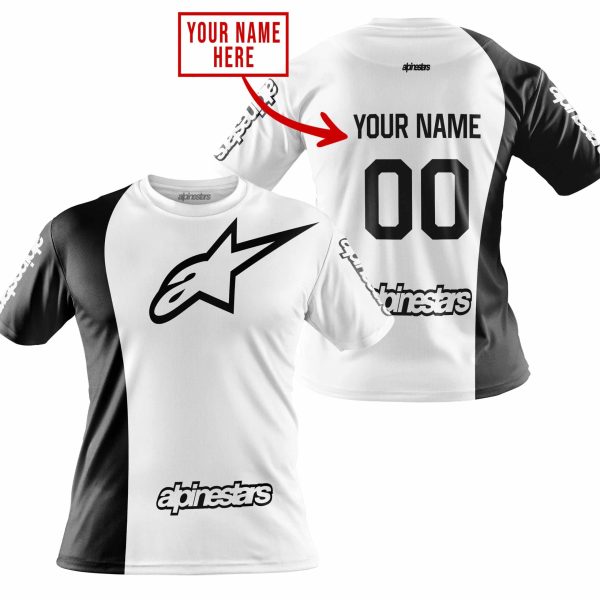 PREMIUM MX - CUSTOM NAME - ALPINESTARS - WHITE - Image 4