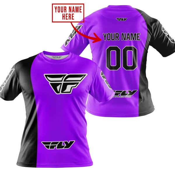 PREMIUM MX - CUSTOM NAME - FLY RACING - PURPLE - Image 4