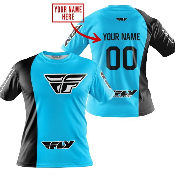PREMIUM MX - CUSTOM NAME - FLY RACING - SKY BLUE - Image 4