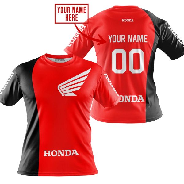 PREMIUM MX - CUSTOM NAME - HONDA - RED - Image 4