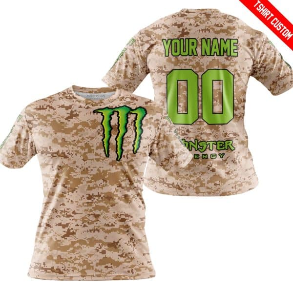 LIMITED EDITION PRODUCTS - US MARINE - MONSTER ENERGY RACING V1 - CUSTOM NAME - Image 4