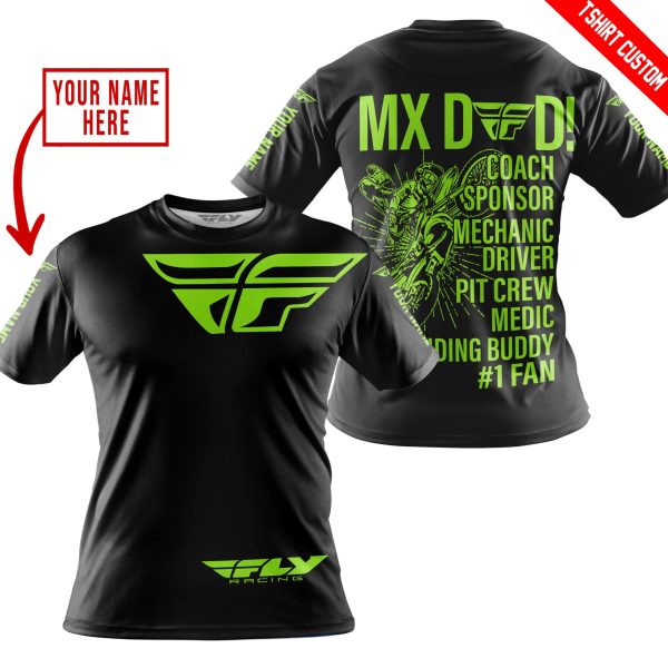 MX DAD - PERSONALISED GIFTS FOR CHILDREN & ADULTS - FLY RACING - GREEN 1 - Image 4