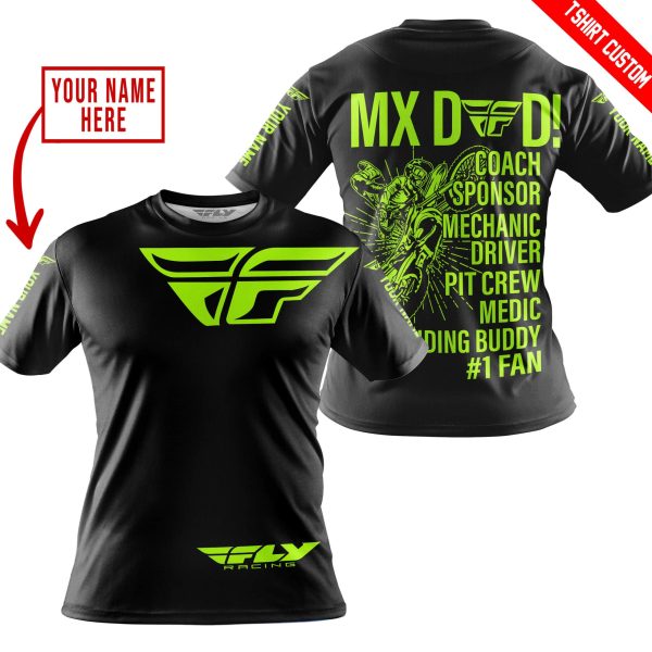 MX DAD - PERSONALISED GIFTS FOR CHILDREN & ADULTS - FLY RACING - NEON - Image 4