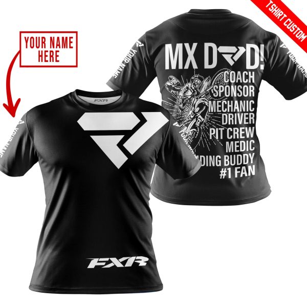MX DAD - PERSONALISED GIFTS FOR CHILDREN & ADULTS - FXR - BLACK WHITE - Image 4