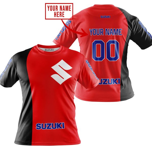 PREMIUM MX - CUSTOM NAME - SUZUKI - RED - Image 2