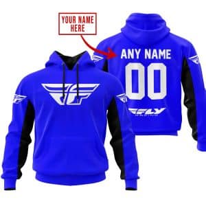 CUSTOM NAME RACING - LIMITED EDITION - FLY RACING- BLUE V2