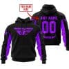 CUSTOM NAME RACING - LIMITED EDITION - FLY RACING- PURPLE