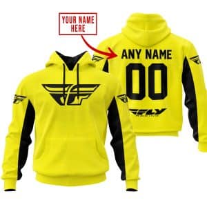 CUSTOM NAME RACING - LIMITED EDITION - FLY RACING- YELLOW V2