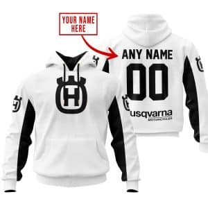 CUSTOM NAME RACING - LIMITED EDITION - HUSQVARNA - WHITE V2