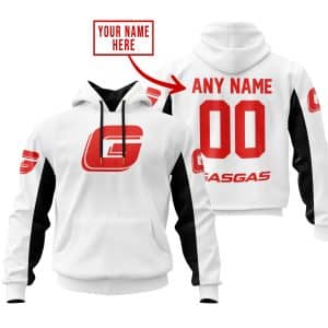 CUSTOM NAME RACING - LIMITED EDITION - GAS GAS - WHITE V2