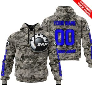 LIMITED EDITION PRODUCTS  - US ARMY - CAN AM RACING - CUSTOM NAME - BLUE