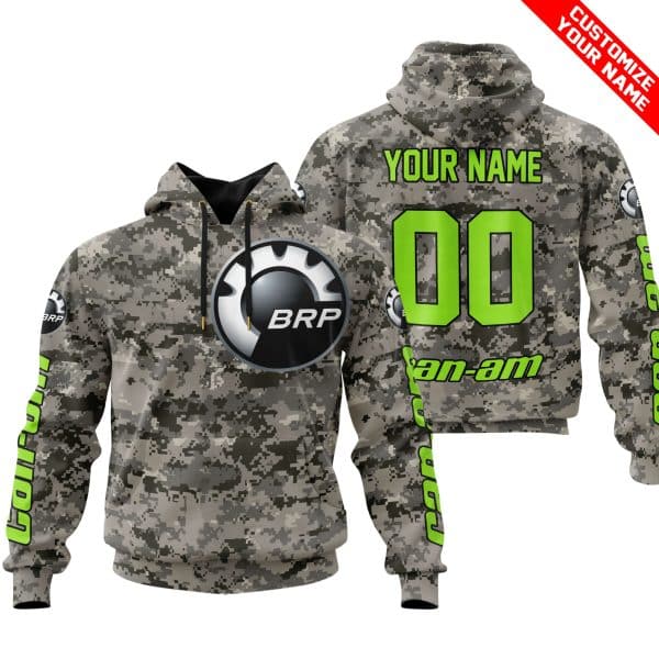 LIMITED EDITION PRODUCTS  - US ARMY - CAN AM RACING - CUSTOM NAME - GREEN 1