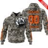 LIMITED EDITION PRODUCTS  - US ARMY - CAN AM RACING - CUSTOM NAME - ORANGE