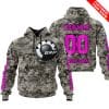 LIMITED EDITION PRODUCTS  - US ARMY - CAN AM RACING - CUSTOM NAME - PINK