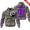 LIMITED EDITION PRODUCTS  - US ARMY - CAN AM RACING - CUSTOM NAME - PURPLE