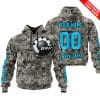LIMITED EDITION PRODUCTS  - US ARMY - CAN AM RACING - CUSTOM NAME - SKY BLUE