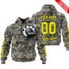 LIMITED EDITION PRODUCTS  - US ARMY - CAN AM RACING - CUSTOM NAME - YELLOW