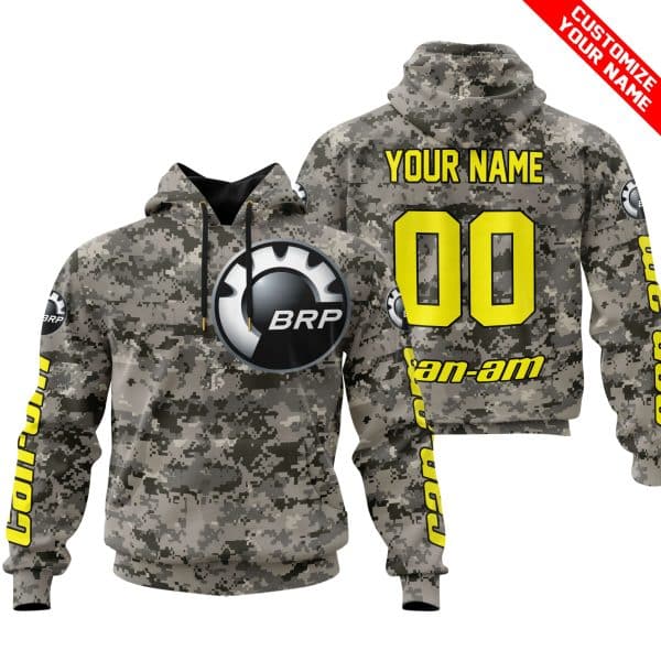 LIMITED EDITION PRODUCTS  - US ARMY - CAN AM RACING - CUSTOM NAME - YELLOW