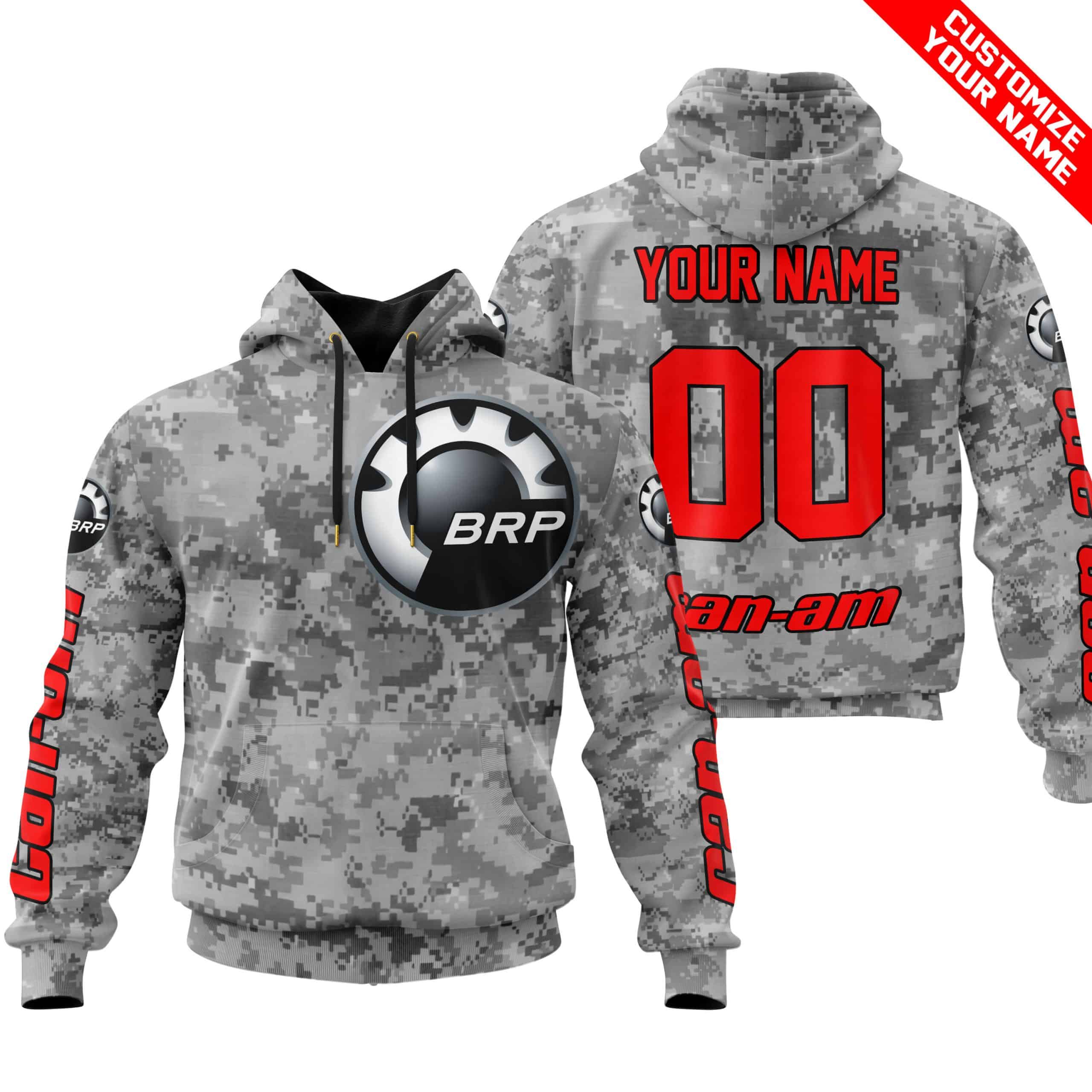LIMITED EDITION PRODUCTS - US ARMY V1 - CAN AM RACING - CUSTOM NAME - RED