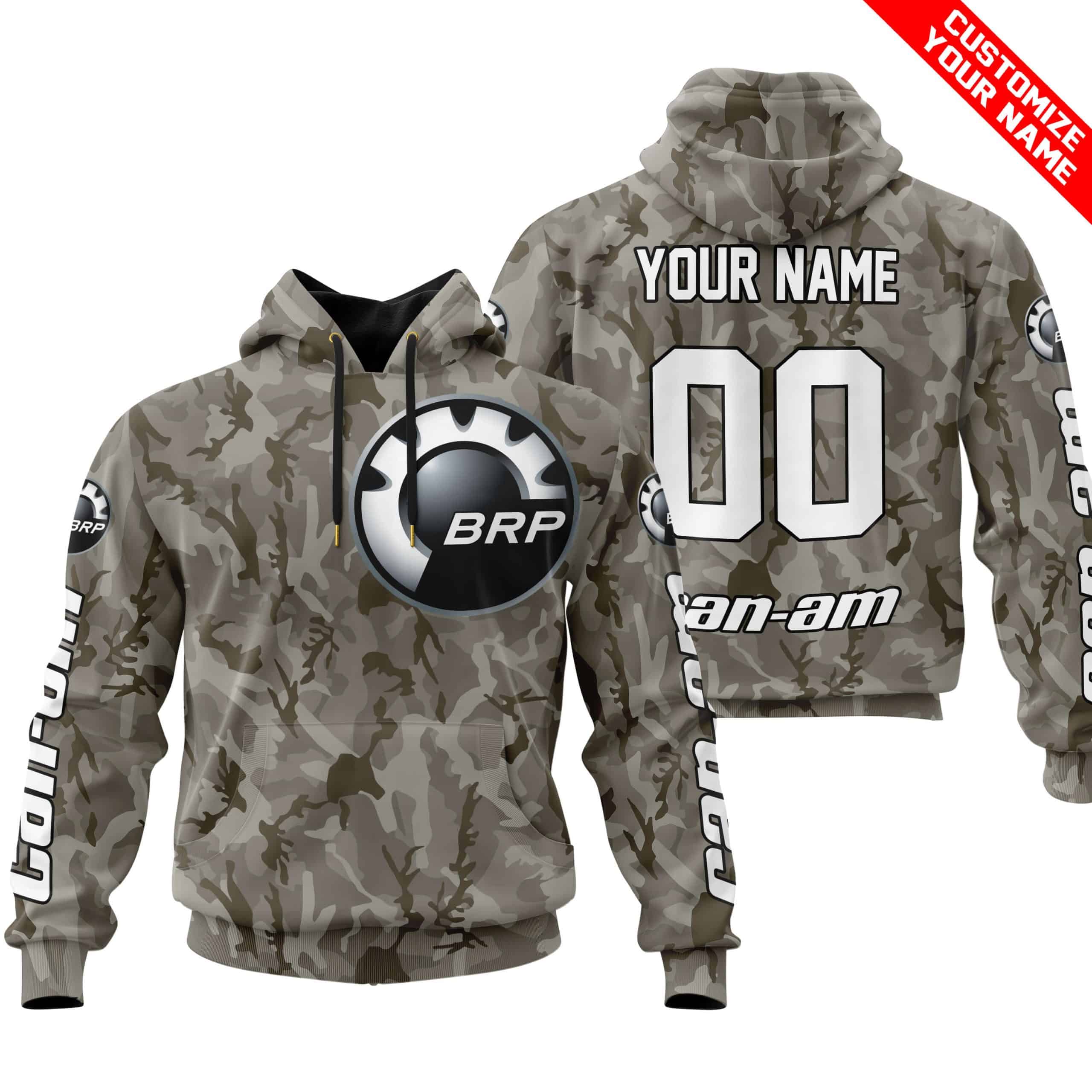 LIMITED EDITION PRODUCTS - US ARMY V2 - CAN AM RACING - CUSTOM NAME - WHITE