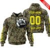 LIMITED EDITION PRODUCTS - US ARMY V3 - CAN AM RACING - CUSTOM NAME - YELLOW