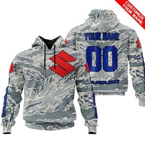 LIMITED EDITION PRODUCTS - US AIR PORCE - SUZUKI RACING V1 - CUSTOM NAME