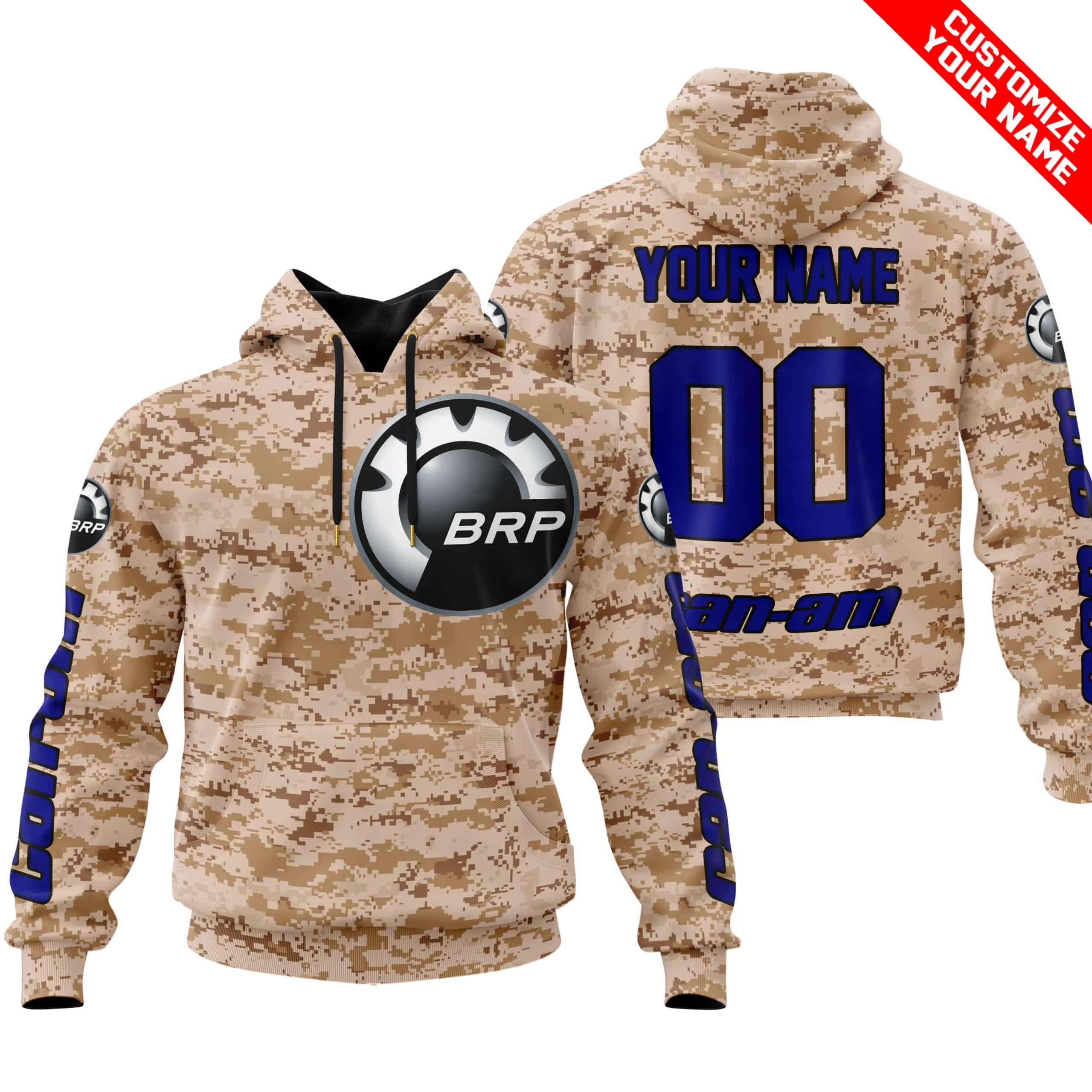 LIMITED EDITION PRODUCTS - US MARINE - CAN AM RACING - CUSTOM NAME - NAVY