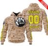 LIMITED EDITION PRODUCTS - US MARINE - CAN AM RACING - CUSTOM NAME - YELLOW