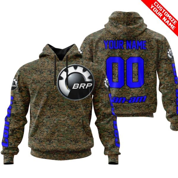 LIMITED EDITION PRODUCTS - US MARINE V1 - CAN AM RACING - CUSTOM NAME - BLUE